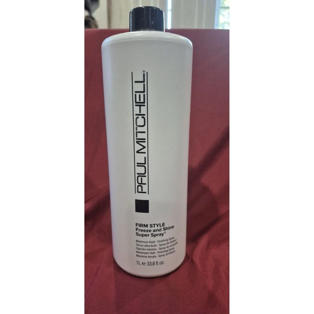 New Paul Mitchell Firm Style Freeze and Shine Spray - 33.8oz 1 Liter Medium Hold